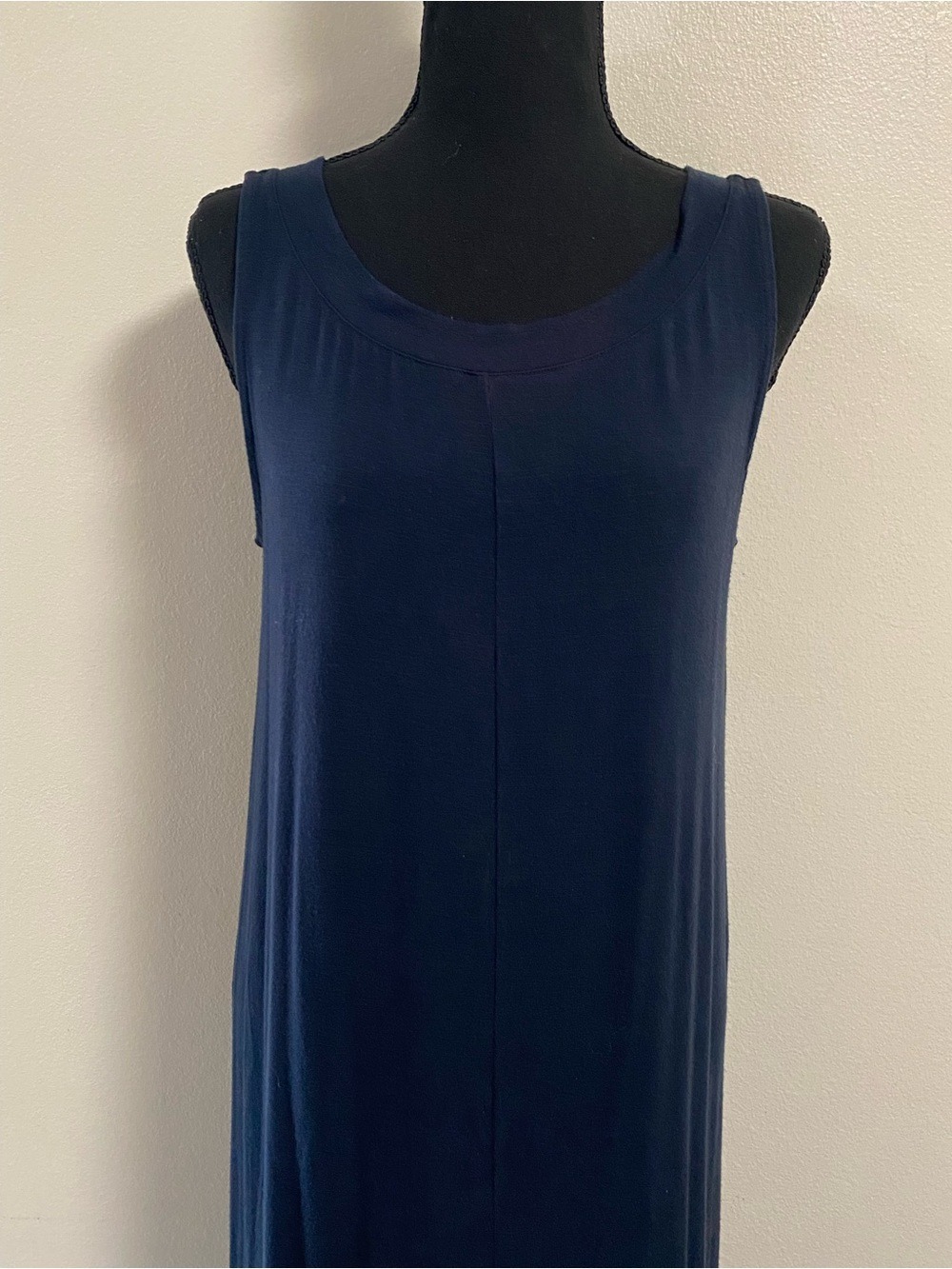 J. Jill Dress Women’s Size Small Navy Lightweight Jersey Knit Maxi Dress